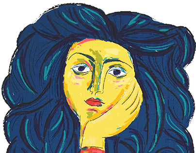 Woman Portrait (Picasso l Matisse) 1