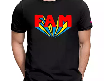 Fam Graphic Printed Tshirt
