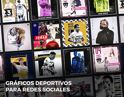 Gráficos Deportivos Para Redes Sociales | Pumas Vol.1