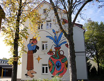 Mural in Bergkamen Germany