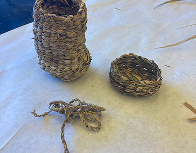 Basket and cordage