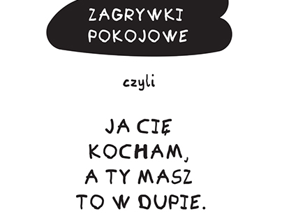 POSTERS/ ZAGRYWKI POKOJOWE/ 10.2013