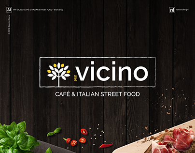 My Vicino - Café & Italian street food - Branding