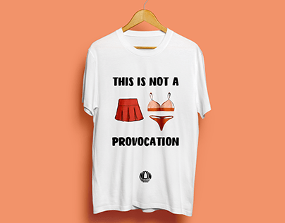 T-shirt feminismo, "THIS IS NOT A PROVOCATION"
