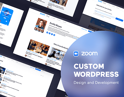 Custom WordPress Design and Development | Zoom.us