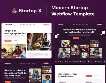 Startop X - Startup Webflow Template