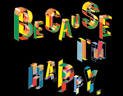 Pharrell Williams [Happy] Typography