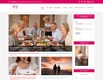 Woman To Woman Blog Website Design
