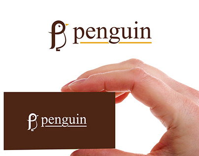 Penguin p letter logo