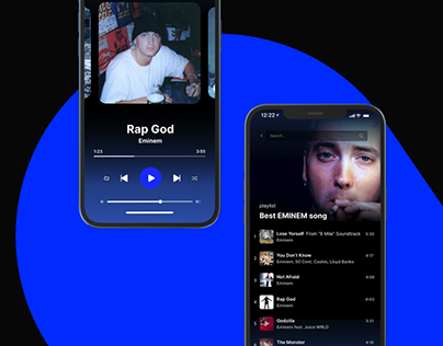 music app page
