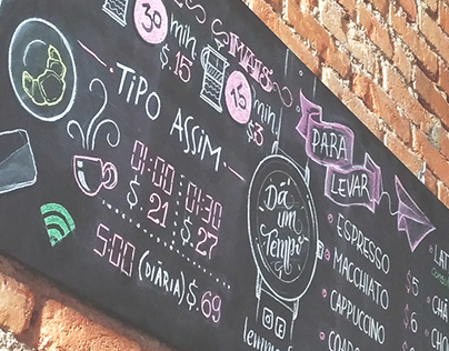 LEMNI Café - Chalk lettering