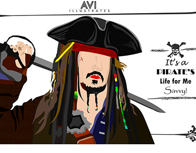 Captain Jack Sparrow - Illustration