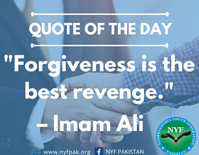 QUOTE OF THE DAY | Forgiveness is the best revenge