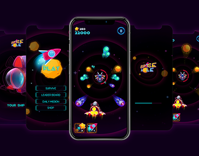 UI/UX & GAME ASSETS | "SPACE HOLE"