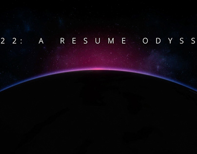 2022: A Resume Odyssey - The Dawn of the Resume