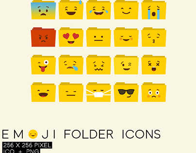 Free Emoji Folder Icons