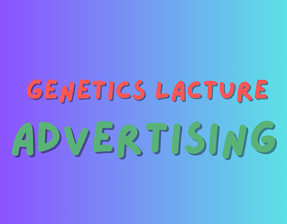 Genetic Lecture Advertising