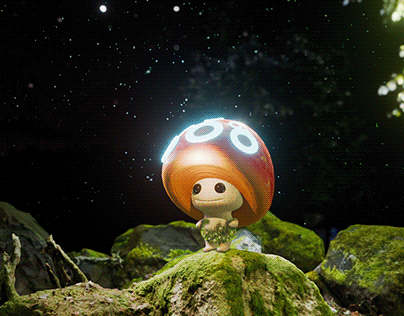 Mushroom Character 3D