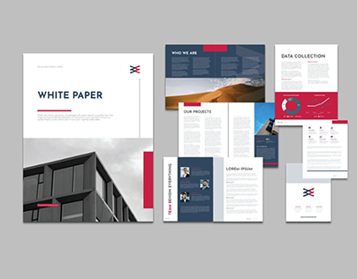 Multipage Whitepaper/Business Document Design