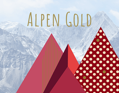Редизайн упаковки шоколада Alpen Gold