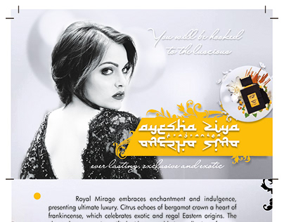 Ayesha Ziya Flyer Design