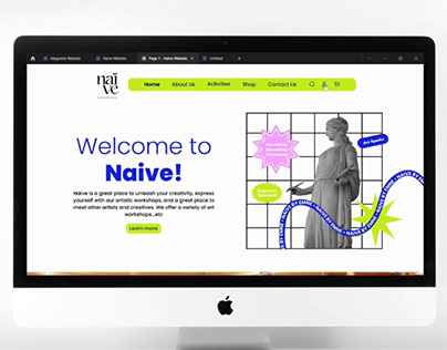 Naïve Shop Web design
