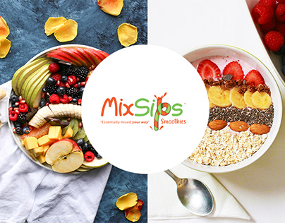 MixSips Smoothie Branding Project