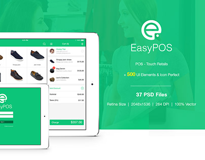 EasyPOS Touch Retails UI Graphic