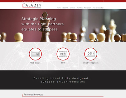 Web Design: Paladin Media
