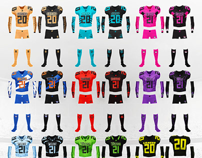 X-League Official 2021 Uniform Designs