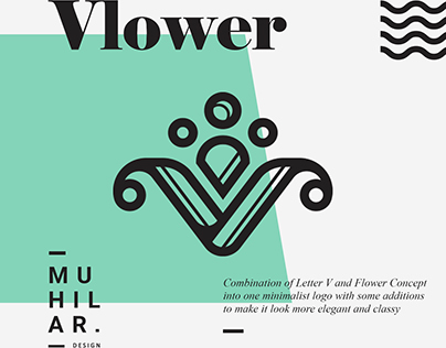 Vlower Logo Design