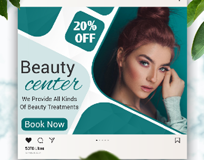 Social Media Ad/Post : Beauty Center
