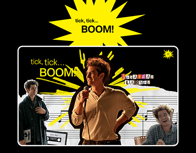 tick, tick... BOOM! movie web design