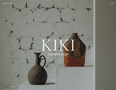 KIKI - Pottery Shop Website