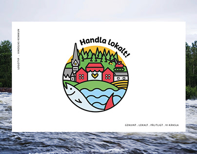 Handla lokalt - Vindelns Kommun - Logotyp