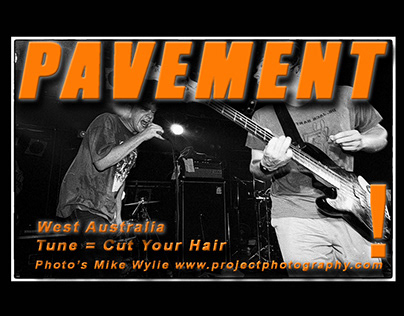 Pavement rock n roll photography by Mike Wylie