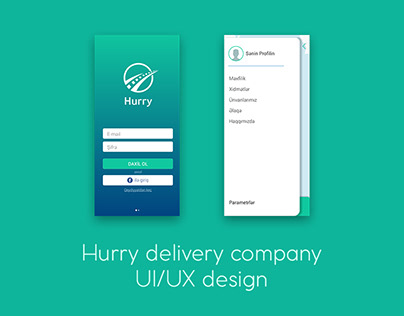 Hurry UI/UX design