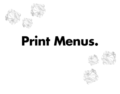 Print Menus
