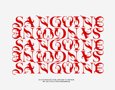 Sanguine typeface