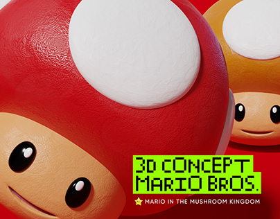 Project thumbnail - 3D concept character models from Mario Bros.