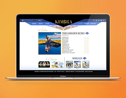 KIMBRA - THE GOLDEN ECHO | Web Design - Diseño Web