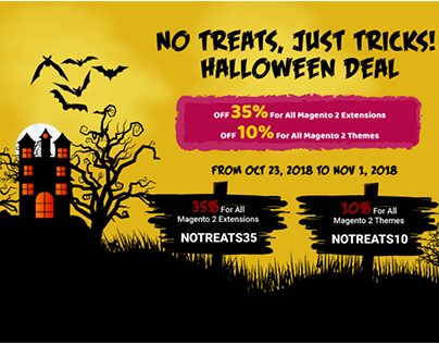 Landofcoder Halloween 2018 Sale Off Upto 35%