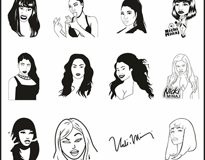 Nicki Minaj SVG Bundle for Cricut, Silhouette