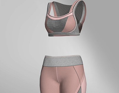 3dclo Design for Activewear with render Details