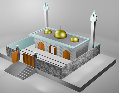 3D model Masjid/Mosque