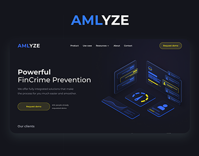 Amlyze web design