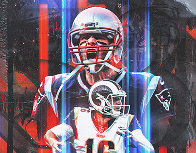 Super Bowl LIII Collaboration Poster // NFL
