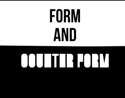 Form and counterform