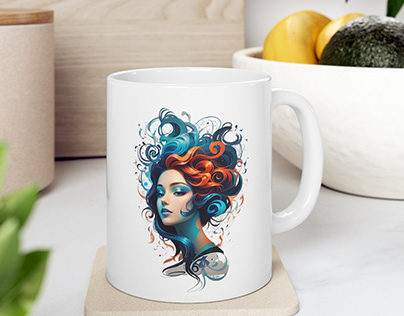 Ceramic Printed Coffee Mug
