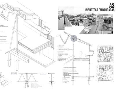 Biblioteca en Barracas. Arquitectura III. AVB 2014